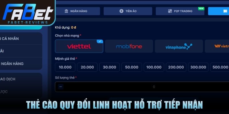 Những phương thức rút tiền Fabet linh hoạt phù hợp nhu cầu