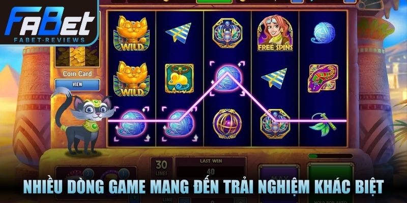 Nhiều dòng game mang đến trải nghiệm khác biệt